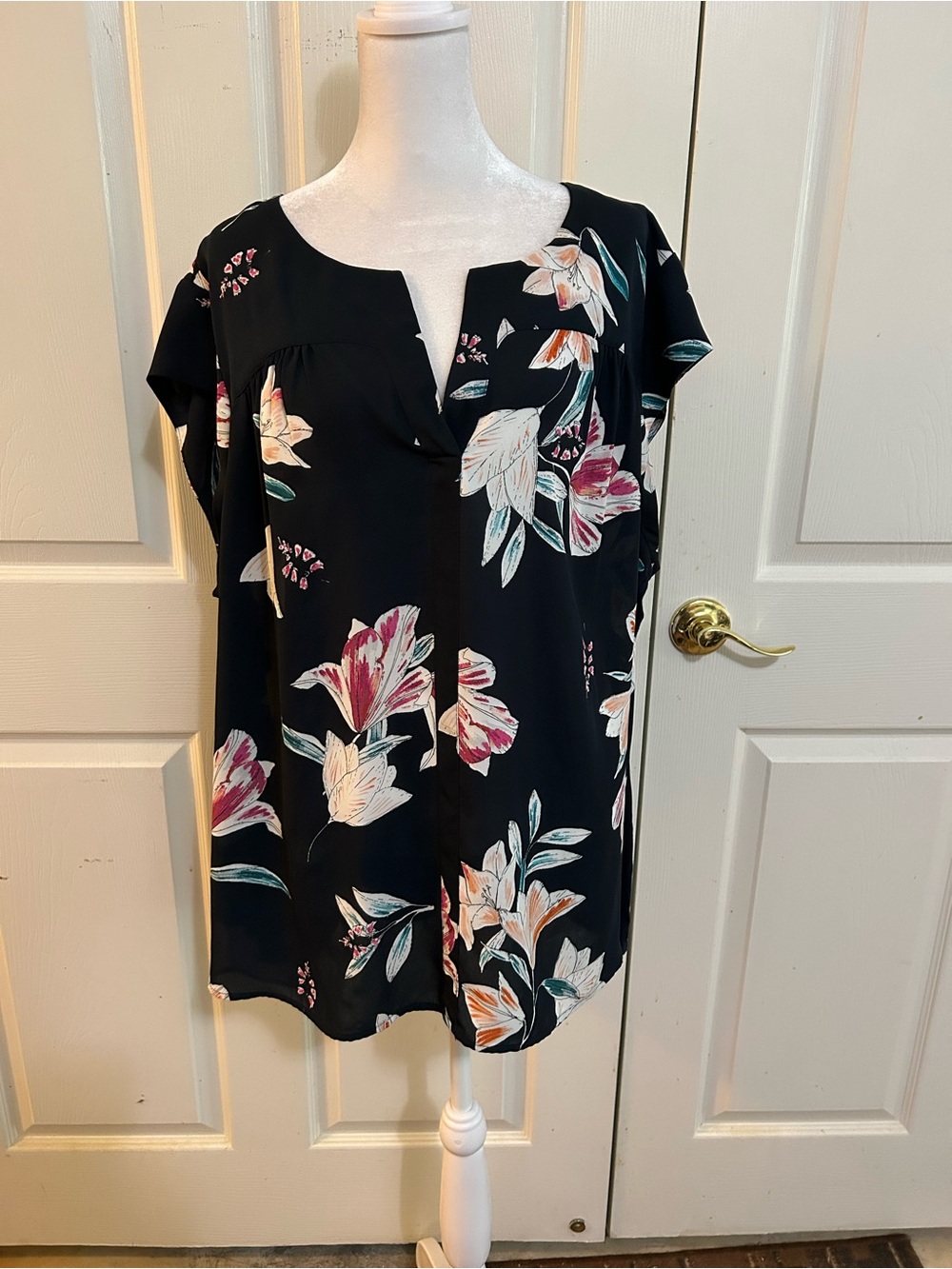 Daniel Rainn floral top, 3X
